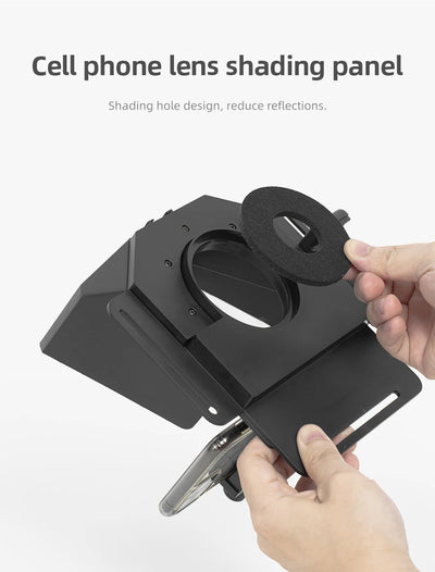 Mini Teleprompter for Mobile & DSLR Camera Recording - Portable Inscriber Artifact Video With Remote Control