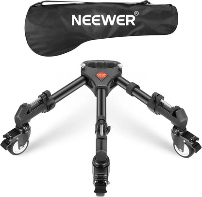 Neewer Heavy Duty Professional Universal Camera Tripod Dolly with 3-inch Rubber Wheels