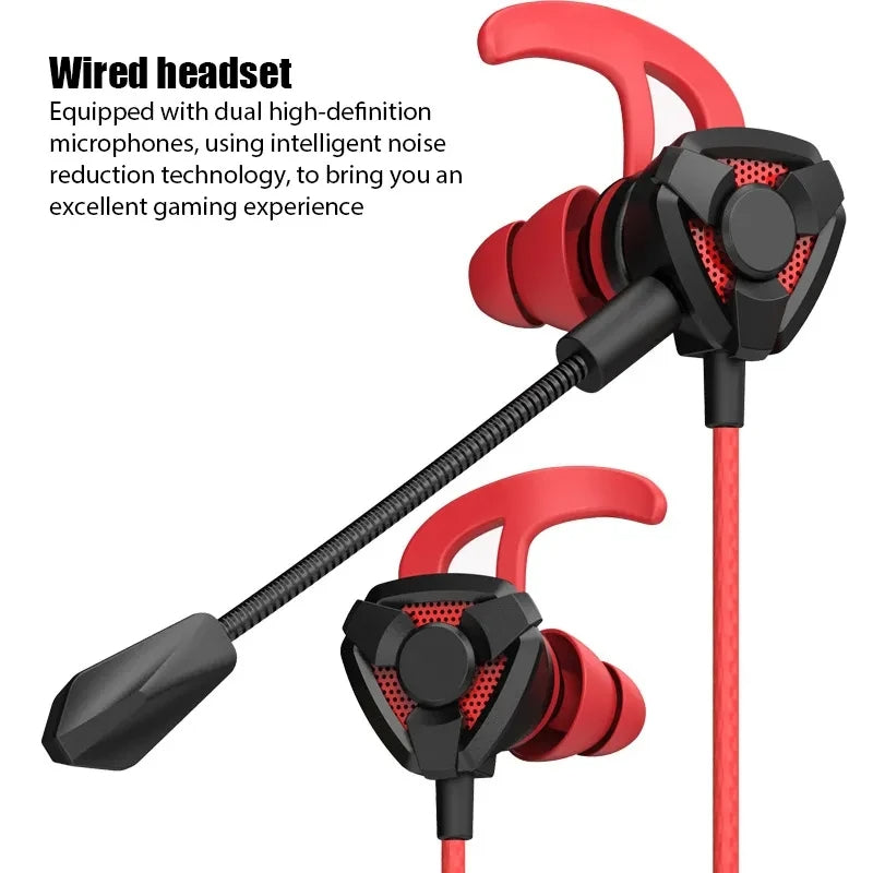 Pro Wired Gaming Earbuds with Mic - Graphene Earphones for PS4, PUBG, PC, Phone & Laptop