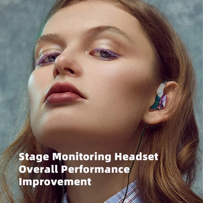 QKZ AK6 Pro Wired In-Ear Monitors IEM Earphone with Mic Noice Cancelling Headset