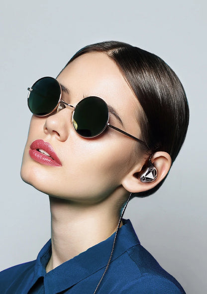 QKZ AK7 Copper Driver Wired IEM Earphones With MIC HiFi Bass Stereo Super Clear Gaming Headset