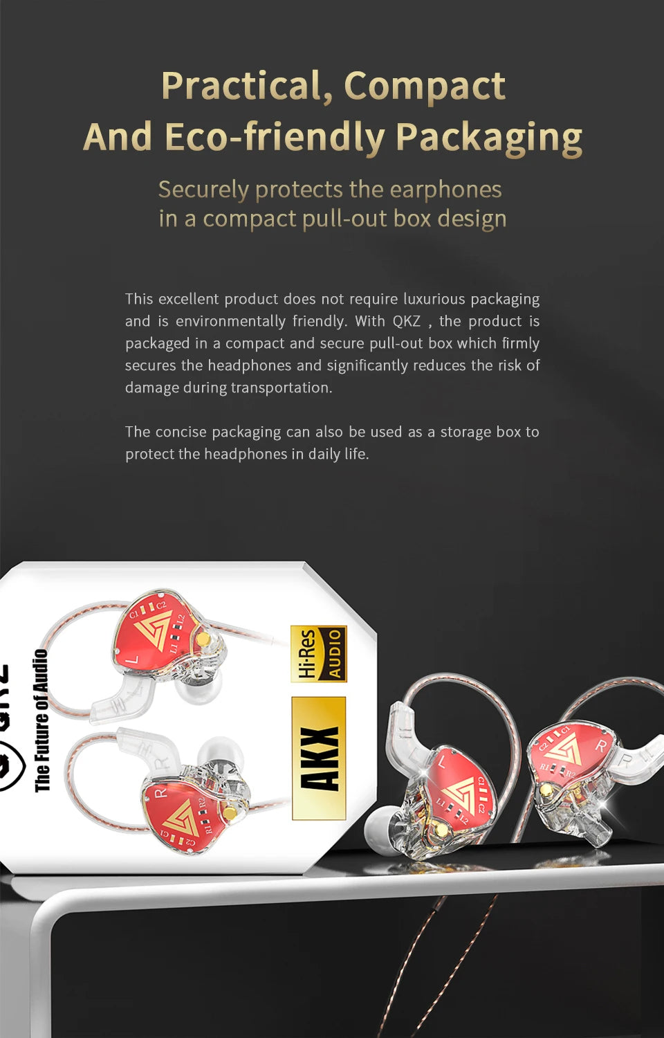 QKZ AKX DMX HIFI Heavy Bass In-Ear Earphones With Mic IEM Level 3.5mm Headphone