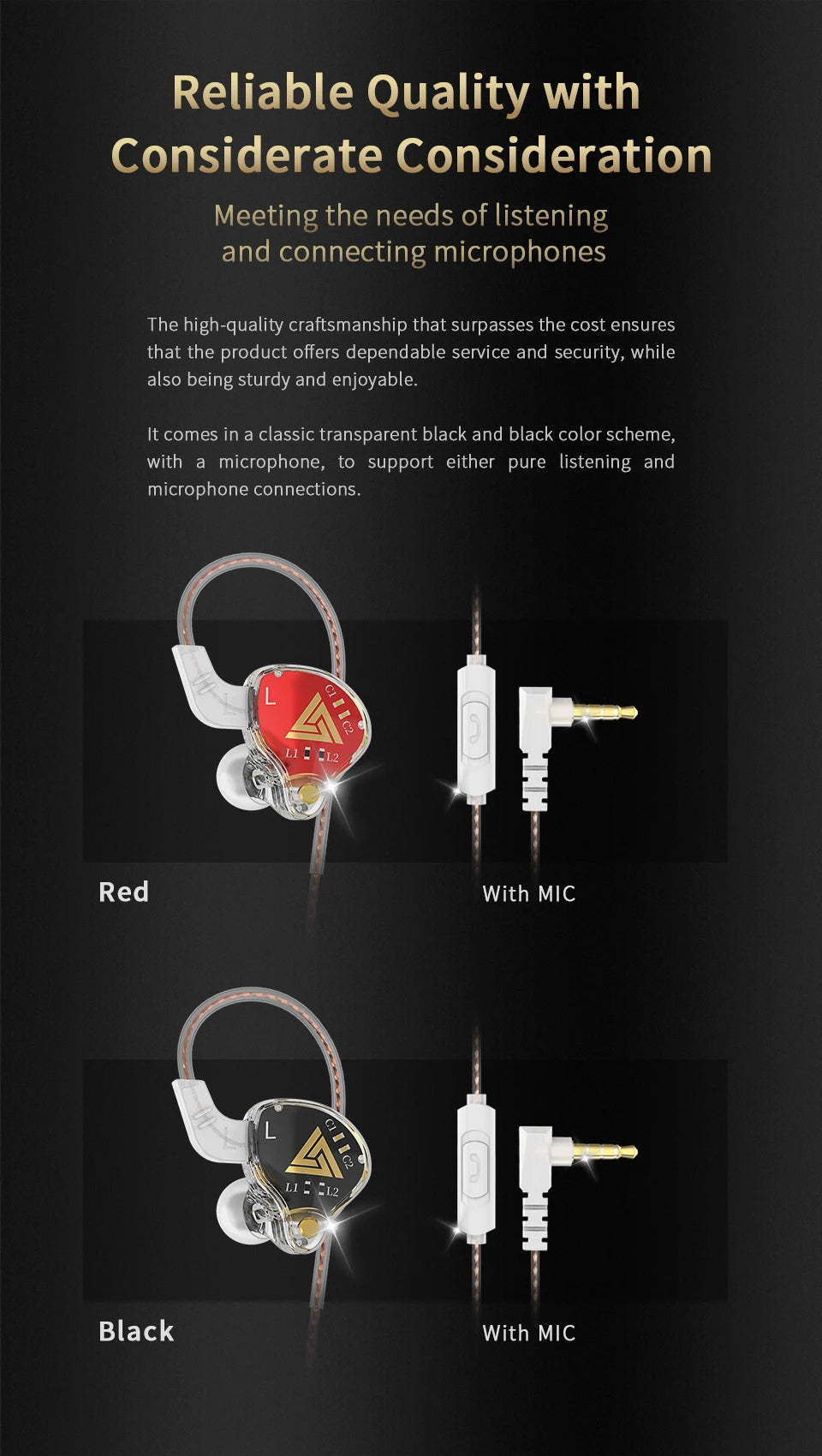 QKZ AKX DMX HIFI Heavy Bass In-Ear Earphones With Mic IEM Level 3.5mm Headphone
