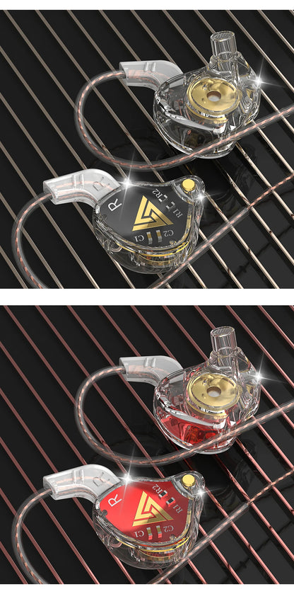 QKZ AKX DMX HIFI Heavy Bass In-Ear Earphones With Mic IEM Level 3.5mm Headphone