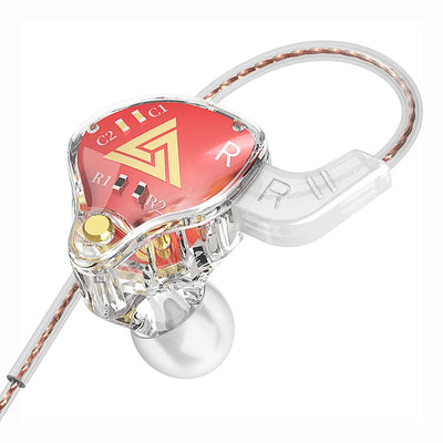 QKZ AKX DMX HIFI Heavy Bass In-Ear Earphones With Mic IEM Level 3.5mm Headphone