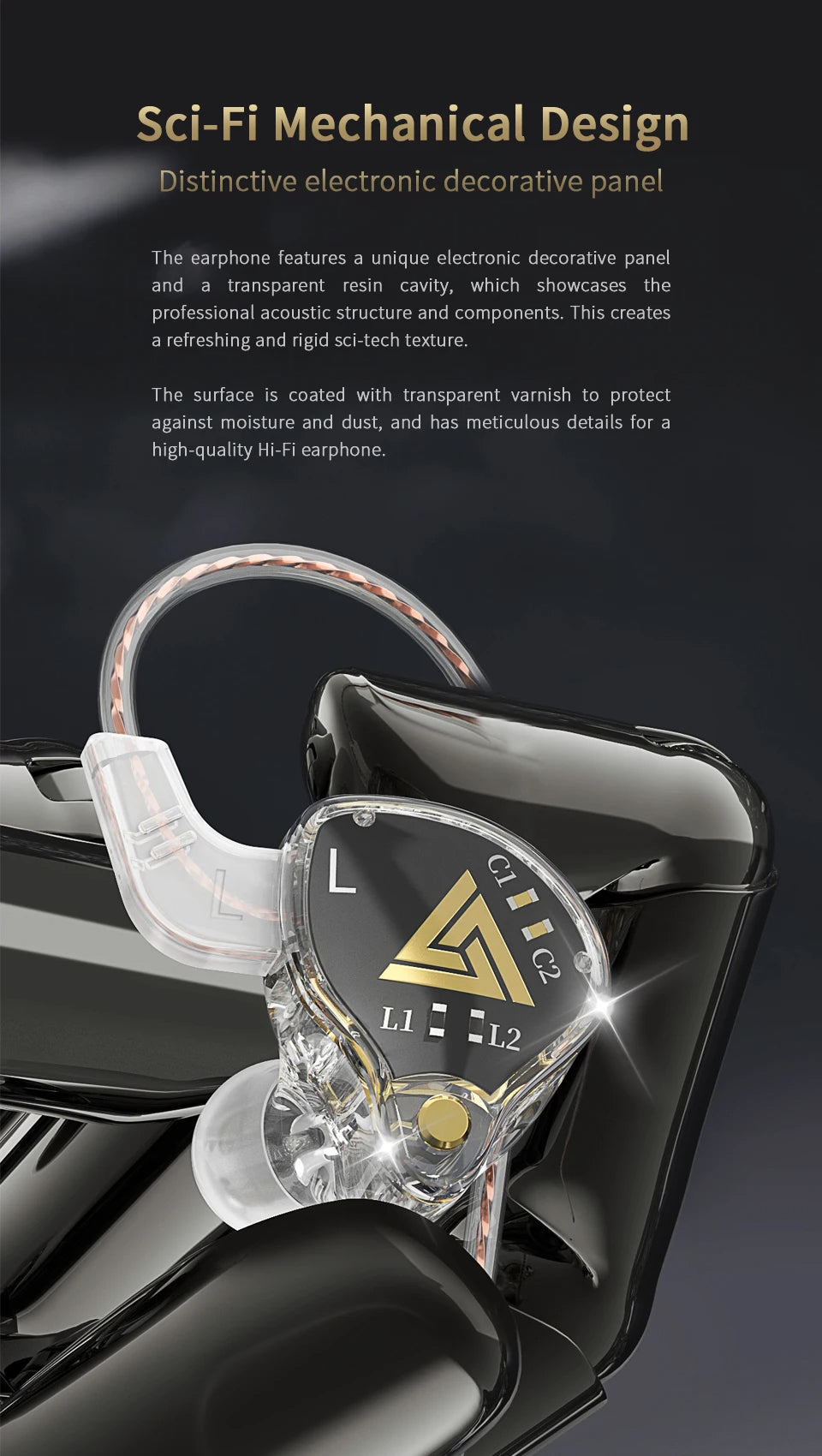 QKZ AKX DMX HIFI Heavy Bass In-Ear Earphones With Mic IEM Level 3.5mm Headphone