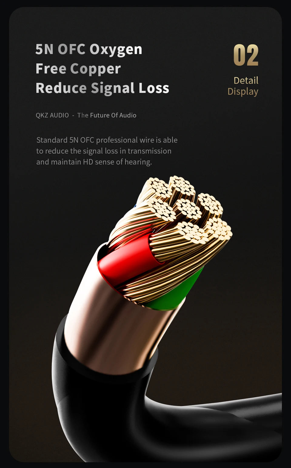 QKZ SK8 Wired IEM Headset With MIC HIFI Dynamic Stereo Heavy Bass 3.5MM AUX In Ear Monitor Earphone