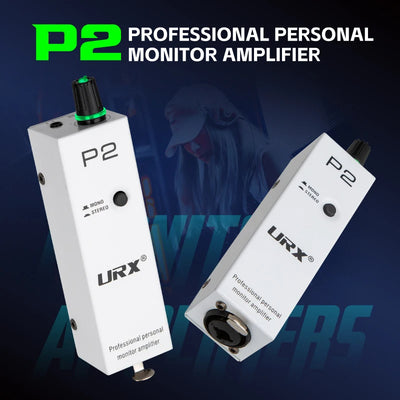 URX Personal In-Ear Monitor (IEM) Amplifier | Belt-Pack Headphone Amp with XLR & TRS Input