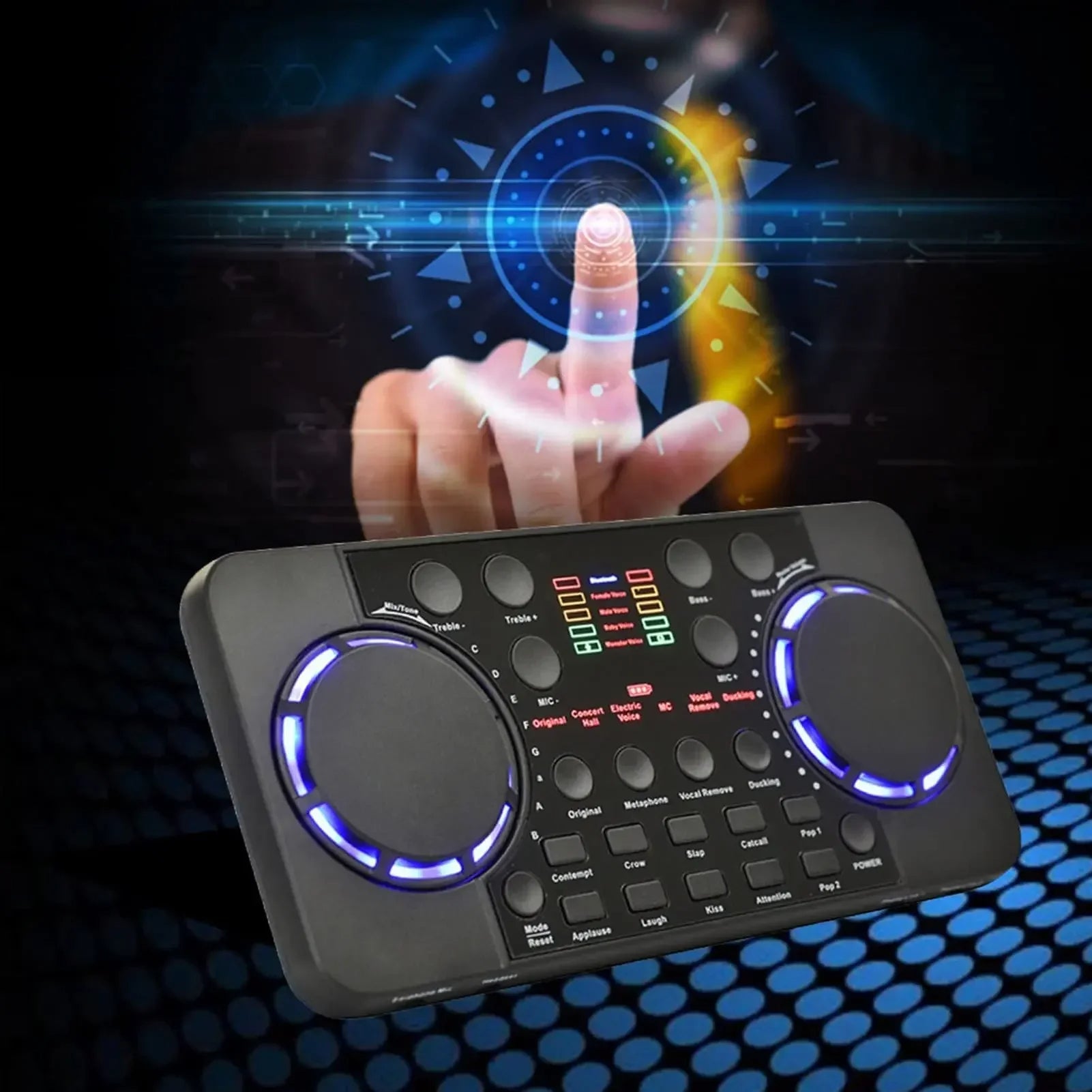 V300 Pro Portable Live Sound Card & Audio Mixer – Bluetooth, Noise Reduction & USB Recording