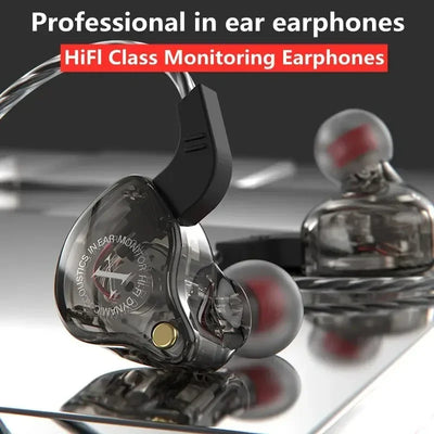 X2 Wired HiFi In-Ear Earphones 3.5mm Heavy Bass Earbuds for Gaming, Music, Sport & Everyday Listening – No Microphone