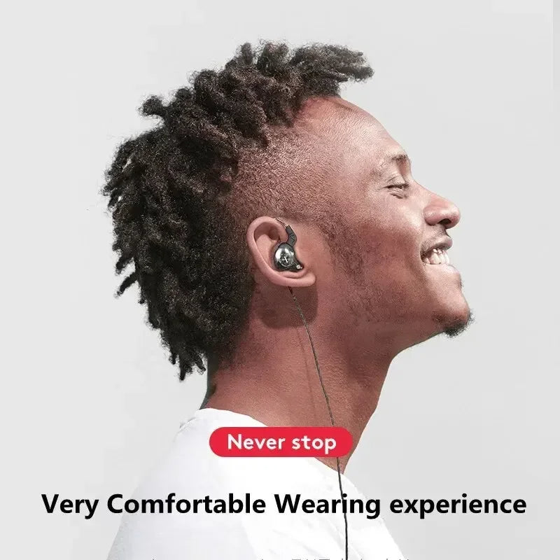 X2 Wired HiFi In-Ear Earphones 3.5mm Heavy Bass Earbuds for Gaming, Music, Sport & Everyday Listening – No Microphone