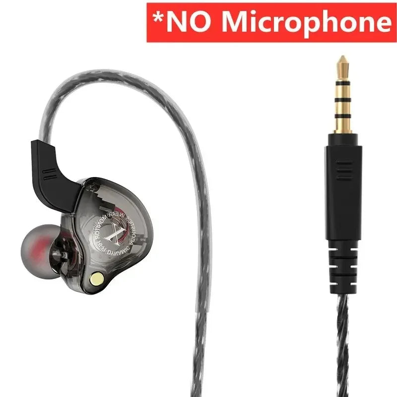 X2 Wired HiFi In-Ear Earphones 3.5mm Heavy Bass Earbuds for Gaming, Music, Sport & Everyday Listening – No Microphone