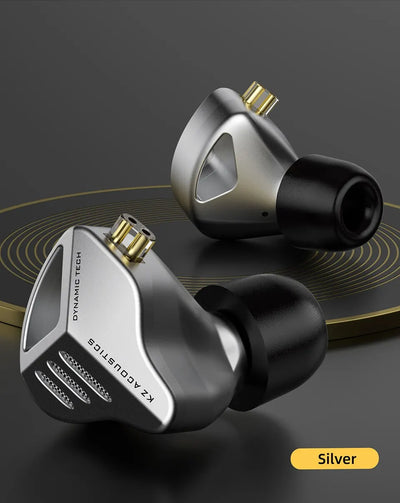 ZVX Dynamic HIFI Bass Earbuds In-Ear Monitor Headphones NO-MIC Earphones