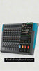 Hridz 8 Channel Professional Audio Mixer Console with Bluetooth, USB, 7 Band Equalizer & DSP Effects - HG8