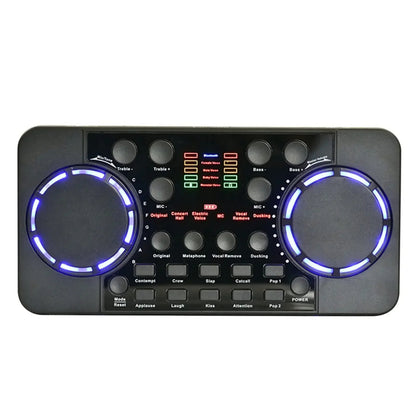 V300 Pro Portable Live Sound Card & Audio Mixer 
