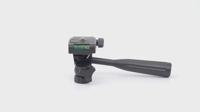 1/4” 3D PTZ Tripod Head with 360° Rotation & 90° Tilt for Mobile Phone, DSLR & Live Streaming