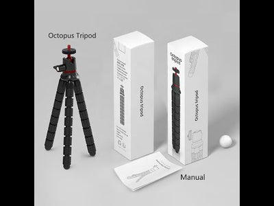 Hridz Flexible Octopus Tripod Portable Outdoor with Ball Head for Phone Small Camera