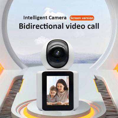 1080P WiFi Surveillance Camera with Two-Way Audio, Rotating Lens & Night Vision