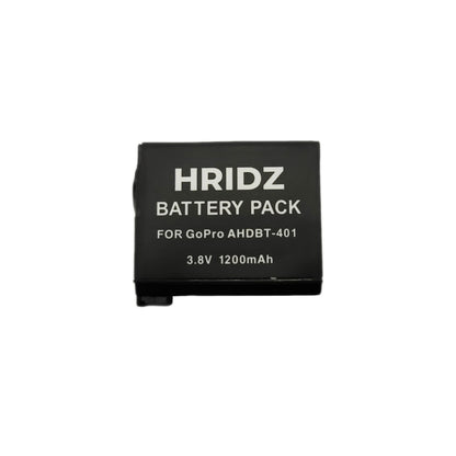 2Pcs Hridz AHDBT-401 Battery for Go Pro HERO4 BLACK and HERO4 SILVER Cameras