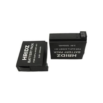 2Pcs Hridz AHDBT-401 Battery for Go Pro HERO4 BLACK and HERO4 SILVER Cameras