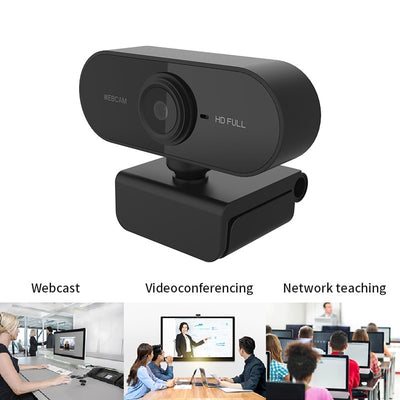 Built-in Microphone Mac Computer USB Laptop Webcam Web Camera Full HD 1080P