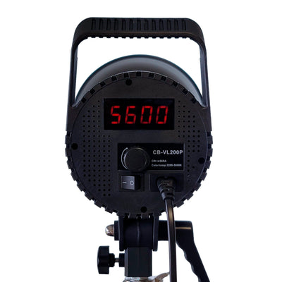 HRIDZ 200W LED Video Light Bi-Colour Continuous Dimmable Bowen mount For Filmmaking Photography Stage