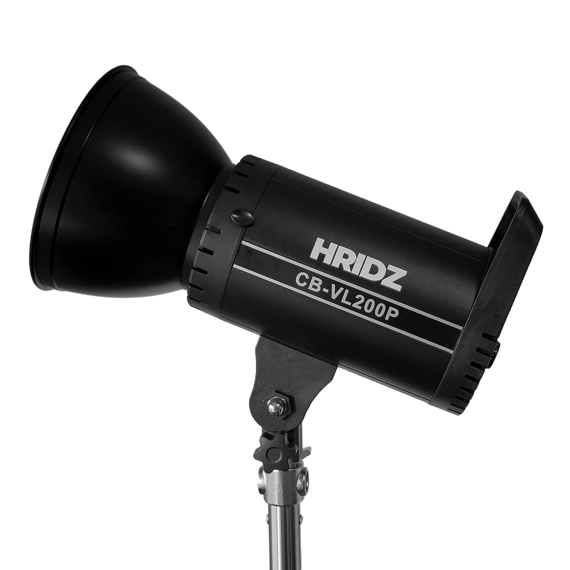 HRIDZ 200W LED Video Light Bi-Colour Continuous Dimmable Bowen mount For Filmmaking Photography Stage