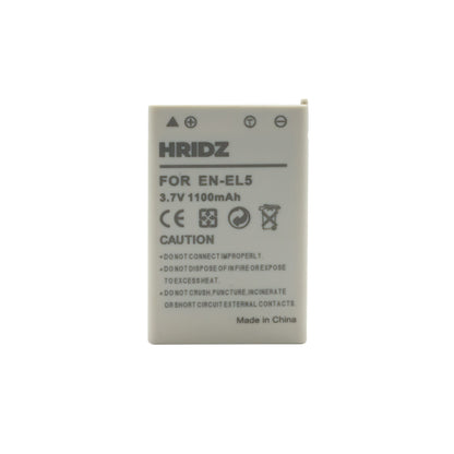 HRIDZ EN-EL5 2*Batterries & Dual Charger For Nikon Coolpix Battery 3700 4200 5200 5900 7900 E3700 P5000