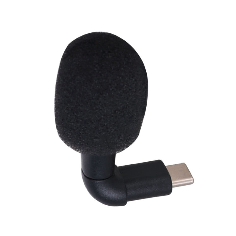 HRIDZ L-Shape USB-C Noise Cancelling Professional Microphone for Mobile Phone