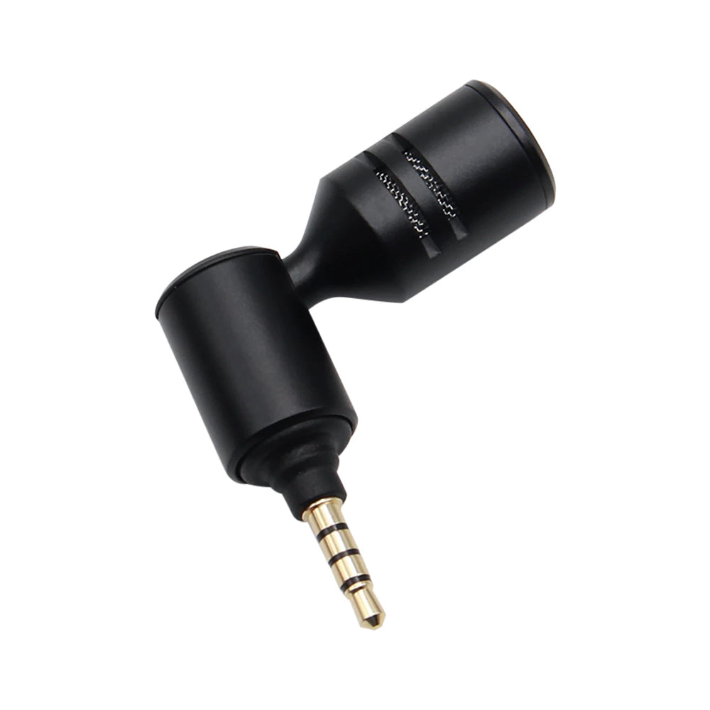HRIDZ Portable Mini Microphone 3.5mm Stereo OR Type-C Flexural Bendable Mic