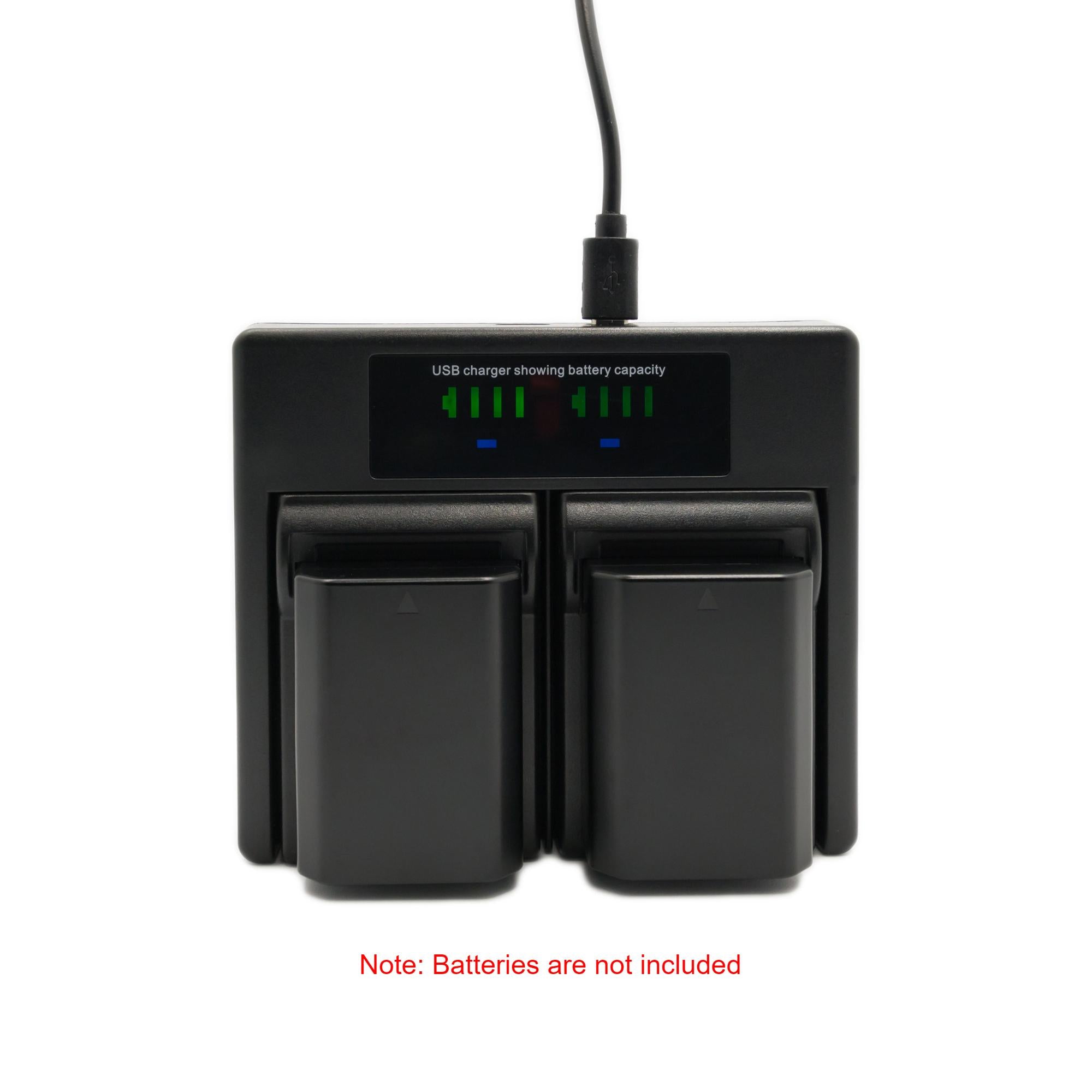 HridZ NP-FZ100 Dual Charger Pack for Sony Alpha 9, A7III, A7RIII, A9, A6600, A7C – Rechargeable Dual Battery Charger with Micro-USB, 2-4 Hours Charging