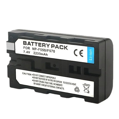 Hridz 112LED Bi-Colour Video Light with NP-F550 Battery & Charger