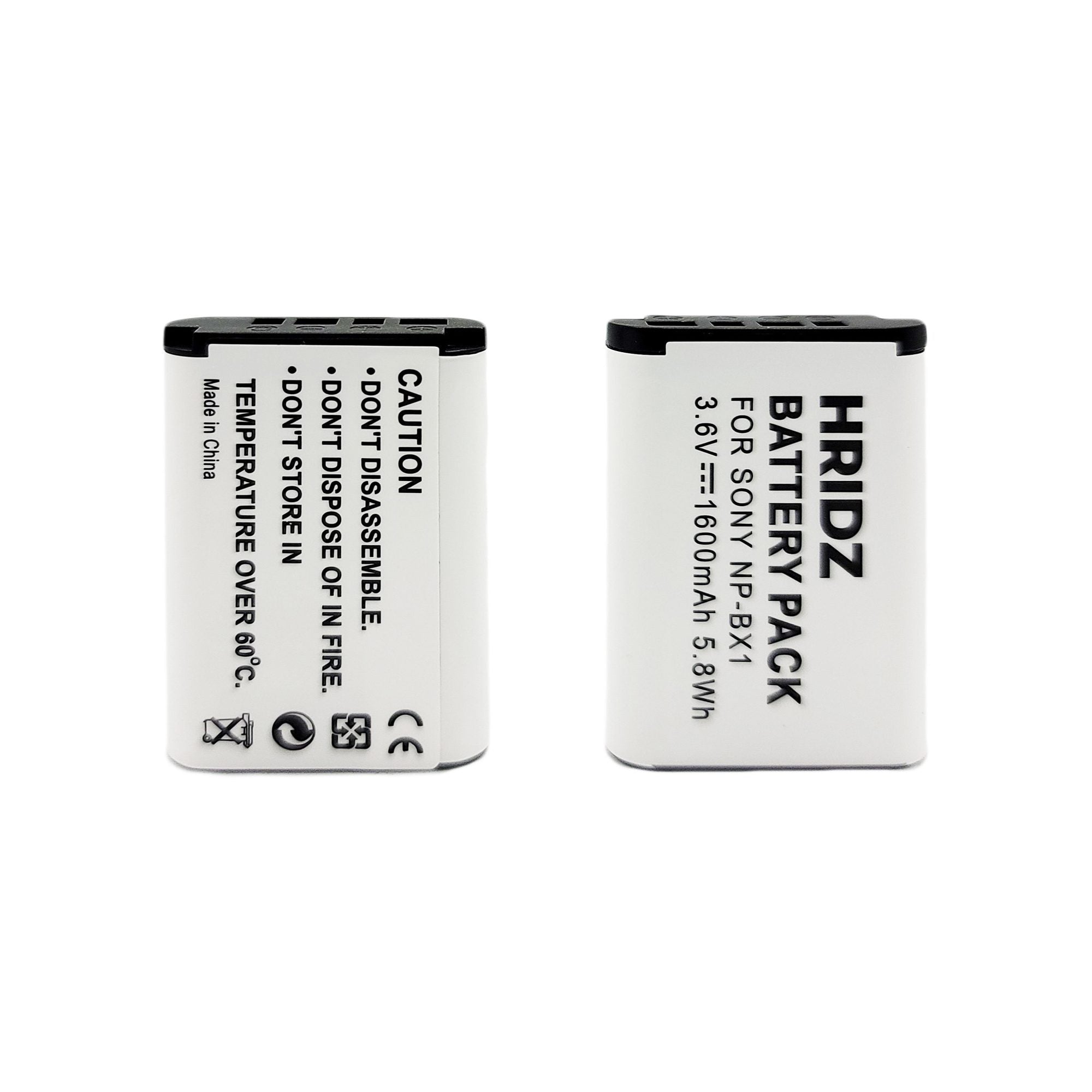 Hridz 1600mAh NP-BX1 Rechargeable Li-ion 1* Battery for Sony RX100 Series