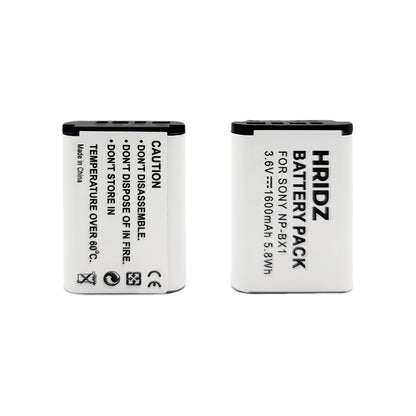 Hridz 1600mAh NP-BX1 Rechargeable Li-ion 1* Battery for Sony RX100 Series