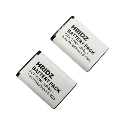 Hridz 1600mAh NP-BX1 Rechargeable Li-ion 1* Battery for Sony RX100 Series