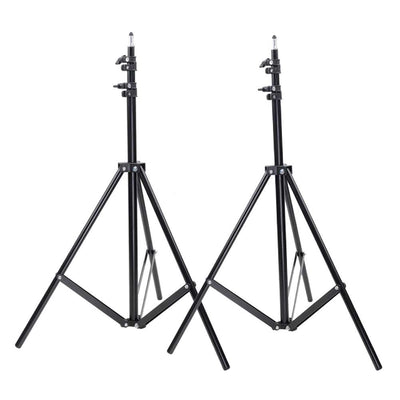 Hridz 210cm Adjustable Light Stand Tripod – 70-210cm, 1/4" Screw for Studio Flash & LED Lights