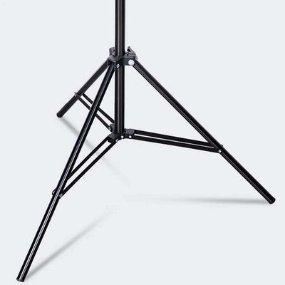 Hridz 210cm Adjustable Light Stand with 1/4" Screw – Lightweight Studio Stand for Flash, Umbrella & LED Lights