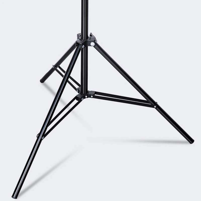 Hridz 210cm Adjustable Light Stand with 1/4" Screw – Lightweight Studio Stand for Flash, Umbrella & LED Lights