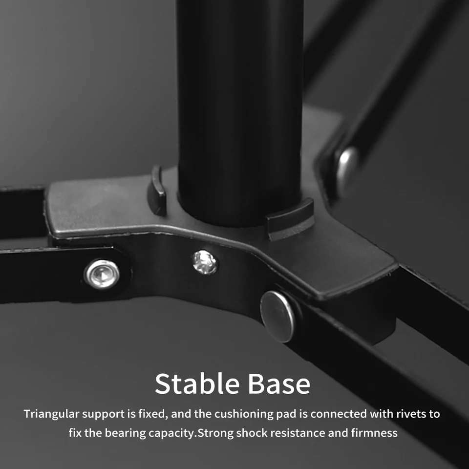Hridz 210cm Adjustable Light Stand with 1/4" Screw – Lightweight Studio Stand for Flash, Umbrella & LED Lights