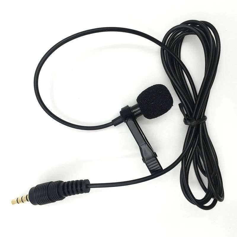 Hridz 3.5mm Clip-On Lapel Lavalier Microphone for Smartphones