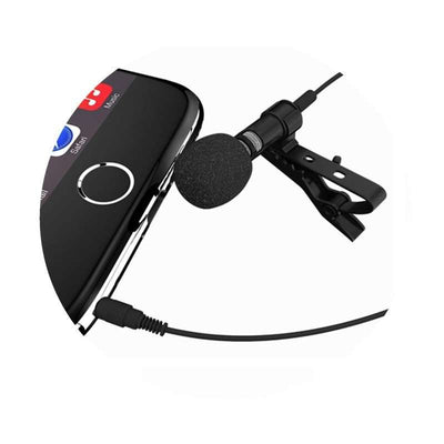 Hridz 3.5mm Clip-On Lapel Lavalier Microphone for Smartphones