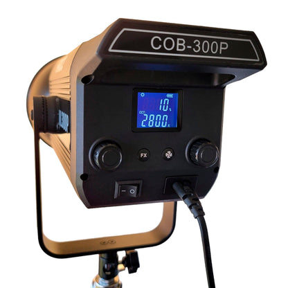 Hridz 300W Video LED Light Ultra Bright Bi-Color COB Bowens Mount For Filmmaking Photography Stage