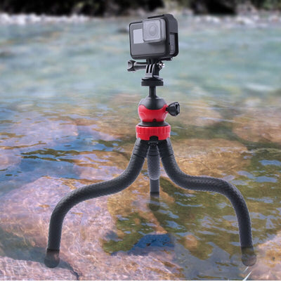 Hridz 360 Degree Flexible Octopus Portable Tripod Heavy Duty Ball Head Stand for GoPro DSLR Camera
