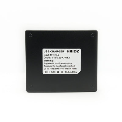 Hridz 6600mAh 2*Batteries 1* Dual Charger set for Sony NPF Video Monitor Camcorder Video Light