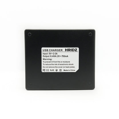 Hridz 6600mAh 2*Batteries 1* Dual Charger set for Sony NPF Video Monitor Camcorder Video Light