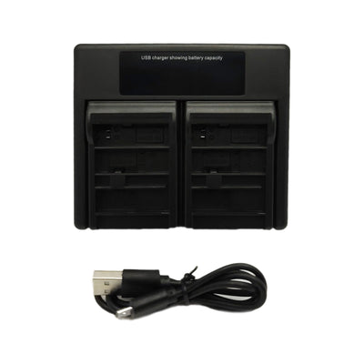Hridz AHDBT-401 2 Batteries & Dual Charger Kit for GoPro HERO4 Black & Silver