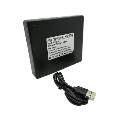 Hridz BLF19 Dual Charger for Panasonic DMW-BLF19 Battery G9 GH5s GH5 GH4 GH3