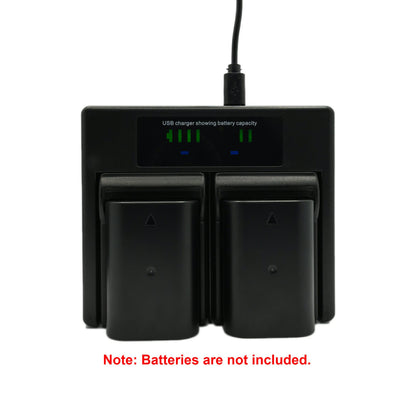 Hridz BLF19 Dual Charger for Panasonic DMW-BLF19 Battery G9 GH5s GH5 GH4 GH3