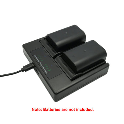 Hridz BLF19 Dual Charger for Panasonic Lumix GH3/GH4/GH5/G9