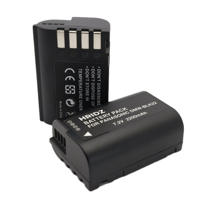 Hridz BLK22 Replacement Battery for Panasonic Lumix S5/GH5/G9/GH5s/GH6